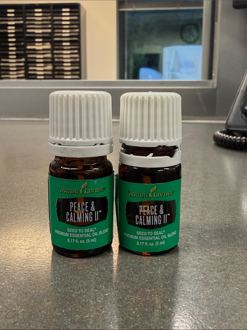 Young Living Peace & Calming II Essential Oil 5mL Lot of 2